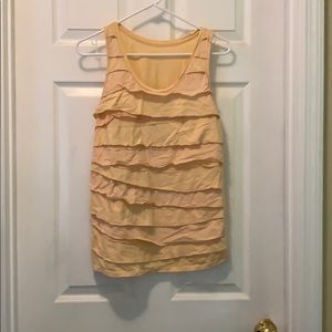 Ruffle front tank